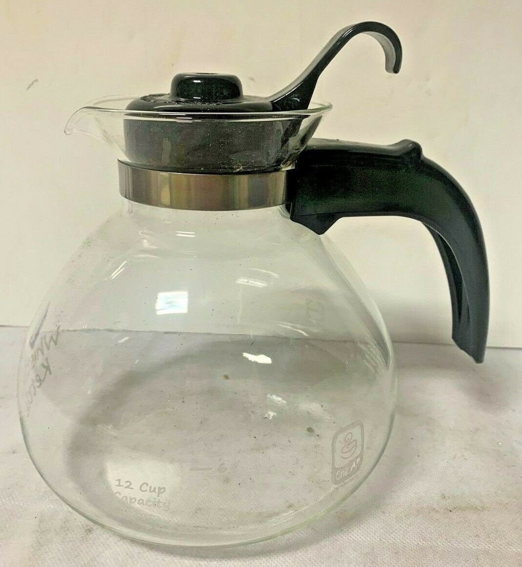 Medelco One All 8-Cup Capacity Stovetop Glass Percolator