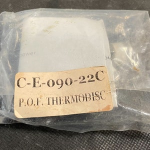 Breckwell Replacement Pellet Stove P.O.F. Thermodisc