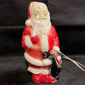 Vintage Empire Santa Claus Christmas Blow Mold 13&quot;