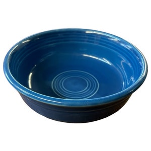 Fiesta - Lapis Blue Small Cereal Bowl Homer Laughlin Ceramic Dish Kitchenware