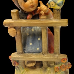Hummel Figurine 203 Antique Signs of Spring Vintage Made in West Germany 1960s