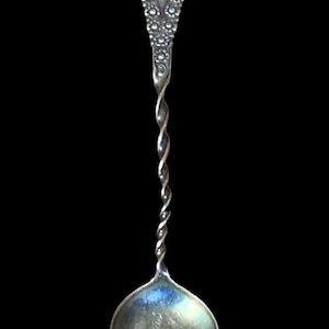Antique 1896 Sterling Silver Engraved New Orleans Collectible Spoon