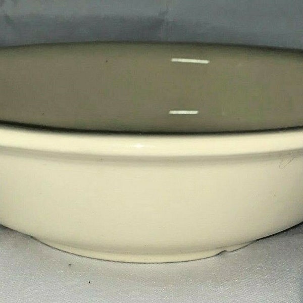 Vintage McCoy Pottery 7515 Cream Clay Bowl Great Condition
