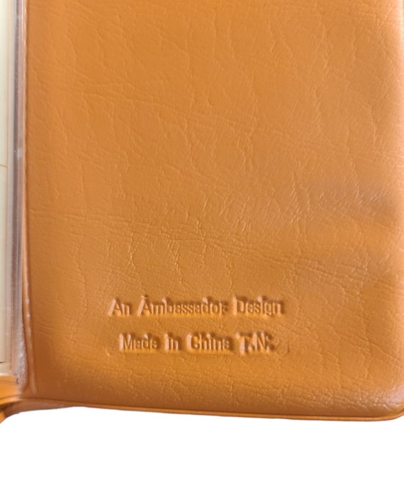 Ambassador Brand Vintage Wallet Checkbook Clutch … - image 9