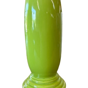 Fiesta - Chartreuse Green Millennium Vase III Y2K Homer Laughlin Ceramic Decor