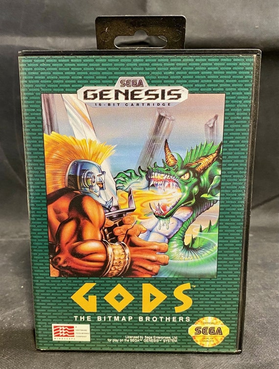 Original Sega Genesis Gods W/ Case & Instructions - Etsy Original Sega Genesis Gods W/ Case & Instructions - Etsy