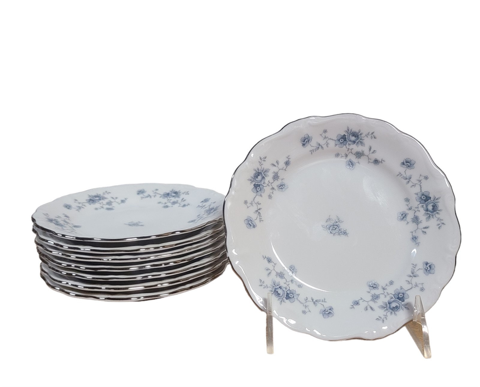 Vintage Johann Haviland Blue Garland Dinnerware Set 32 Pieces - Etsy
