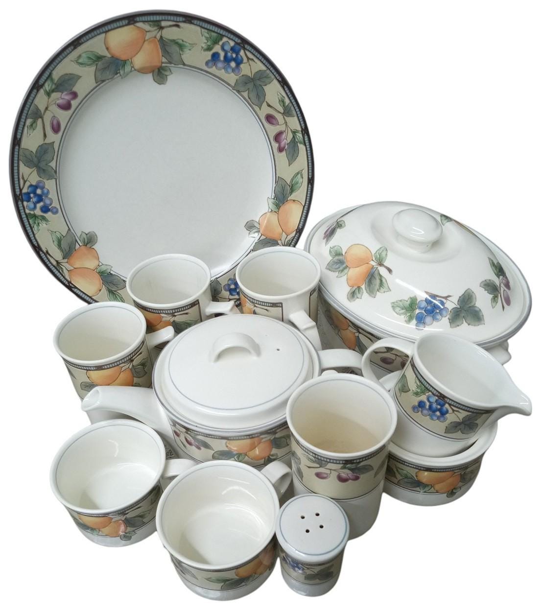Mikasa Dinnerware Set of 12 - Etsy