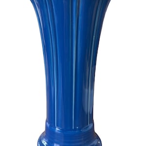Fiesta - Lapis Blue Medium Flower Vase Homer Laughlin Ceramic Home Decor Dining