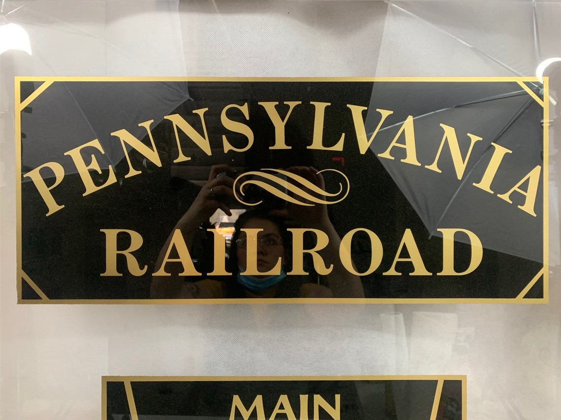 Pennsylvania Railroad RR Railway Telegraph Office Ticket Etsy