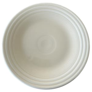 Fiesta - Prato de almoço creme marfim branco-sujo Homer Laughlin Prato de cerâmica HLC