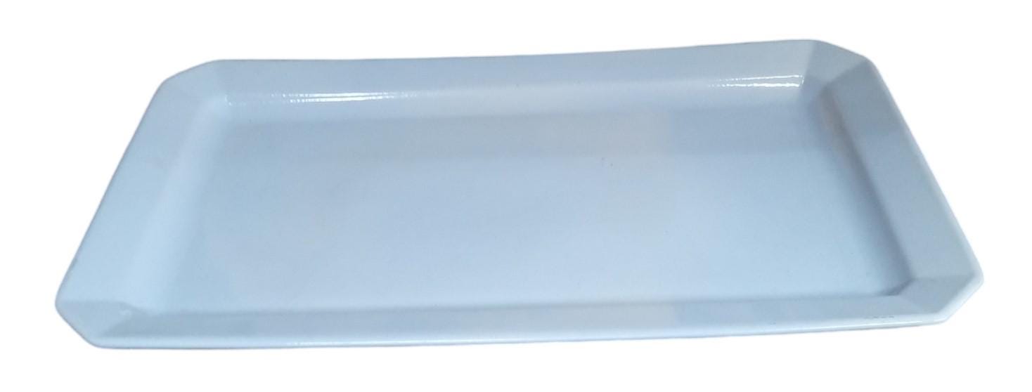 Extra Large Rectangular Serving Tray Platter Vintage Hall China 2036 Light Blue