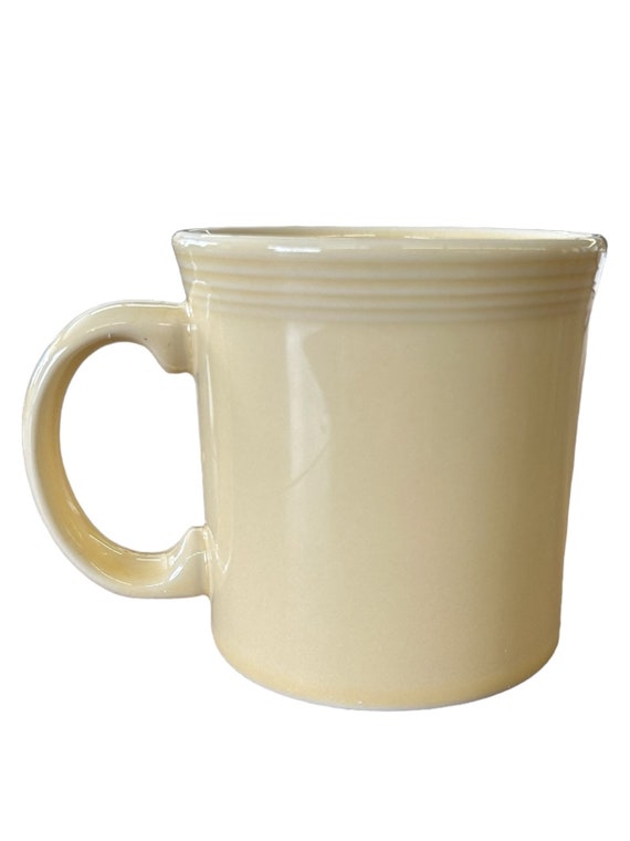 Fiesta Ivory Creme off White Java Mug Ceramic Coffee Cup Tea Homer Laughlin Etsy
