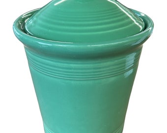 Fiesta - Meadow Green Medium Canister Homer Laughlin HLC Ceramic