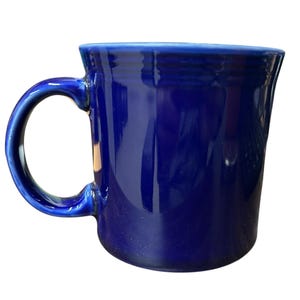 Fiesta - Twilight Blue Java Handle Mug Homer Laughlin Ceramic Coffee Cup