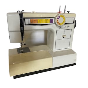 Sewing Machine Vintage White Missing Power Cord