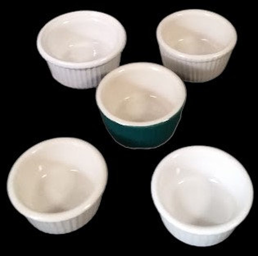 5 Ceramic Ramekins 4 Antique Hall 1 Syscoware Vintage Multiple Sizes Etsy