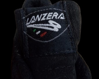 Lanzera Jugend Schwarz Fu ball Schuhe Vintage Sammler Sportschuhe Schuhe