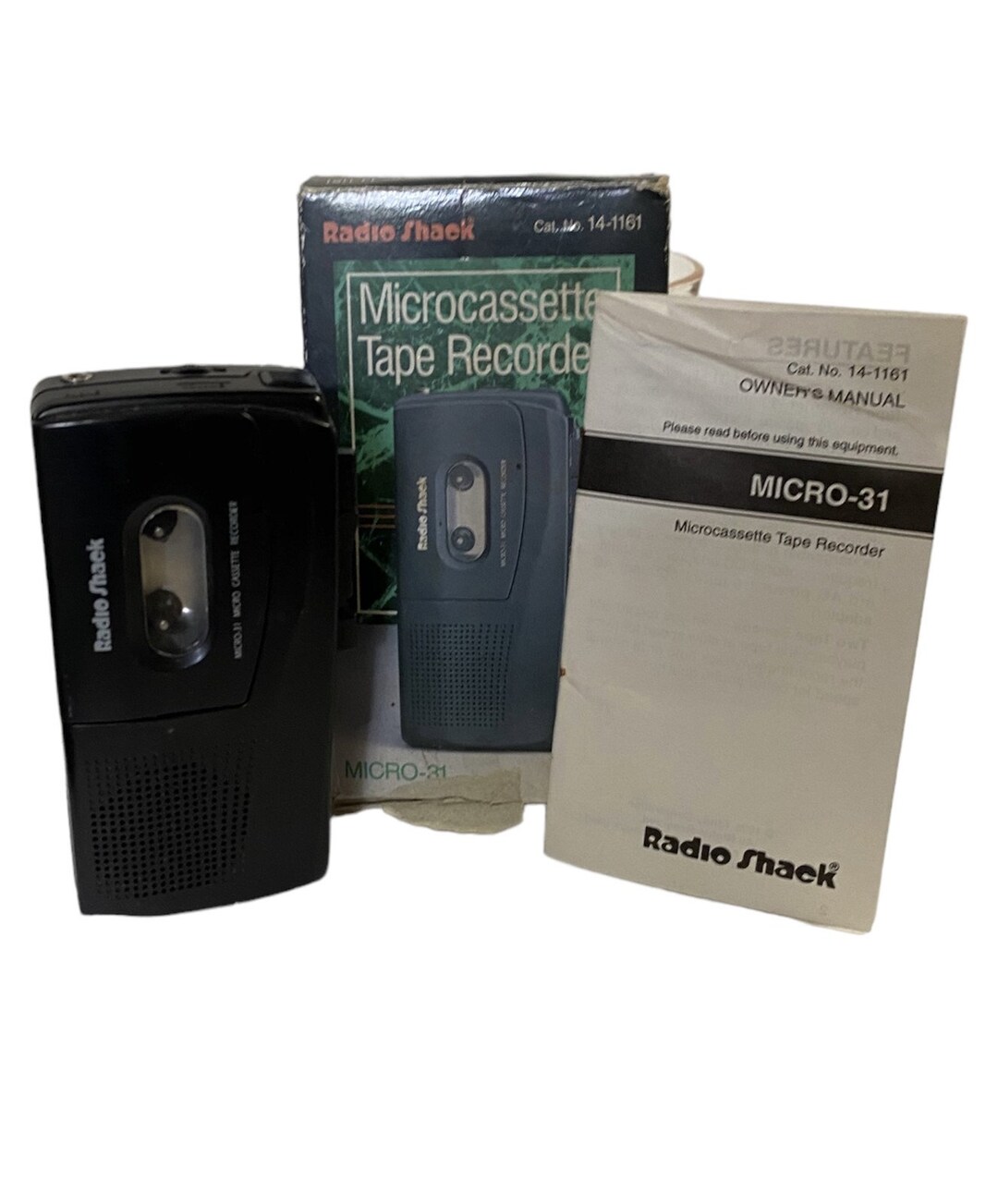 Microcassette Tape Recorder Radio Shack Micro31 Etsy