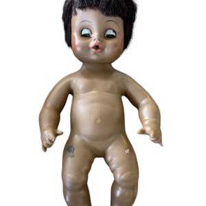 Horsman Dolls Inc. African American Baby Doll Closing Eyes Vintage