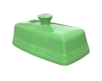 Fiesta - Tapa para mantequera XL verde prado Homer Laughlin HLC de cerámica (repuesto)