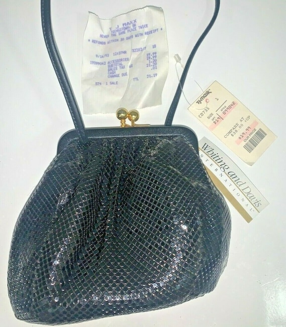 Whiting and davis international purses sale