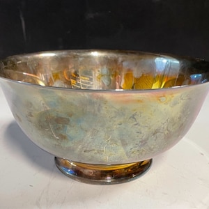 Vintage Reed and Barton Silver Plated Serving Bowl #1120