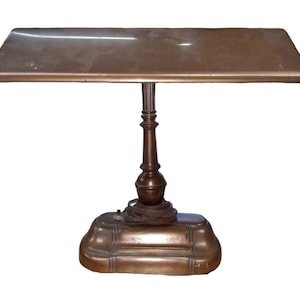 Brass Art Deco Desk Table Lamp Vintage Collectible Decorative Lighting