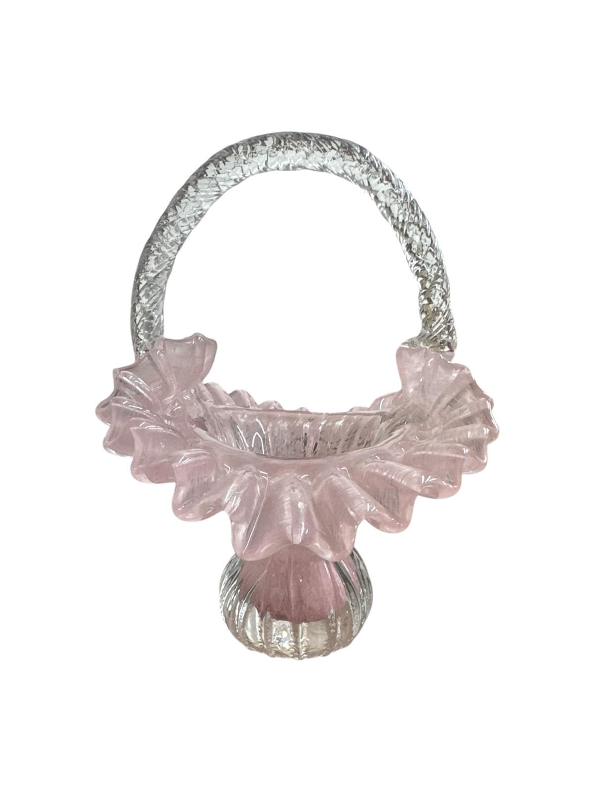 フェントン社　ボブネイル　ムーンストーン　フリルバスケット フェントン社 ボブネイル ムーンストーン フリルバスケット