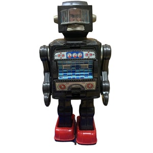 Horikawa Tin Spaceman Antique Made in Japan Vintage