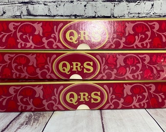 Vintage Set de 3 QRS piano word rolls Pulga española y otros