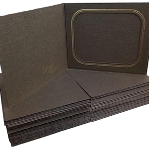 Photo Folders 5"x12" W/5"x6" Slot Set Of 63 Events Display Pictures Parties