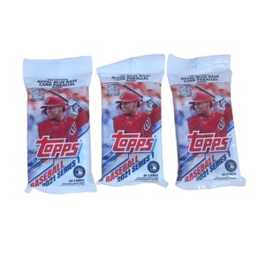 Topps Baseball Cards Series One 2021 MLB Fat Packs Set of Three Brand New Sealed