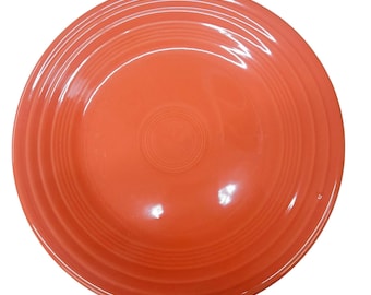 Fiesta - Poppy Orange Luncheon Plate Homer Laughlin HLC Ceramic Lunch Dish