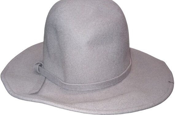Vintage Women\'s Gray Wool Hat s-l400.jpg main image 4