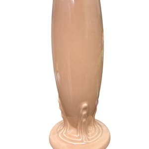 Fiesta - Apricot Pink Bud Vase Homer Laughlin Ceramic Botanical Flower Holder