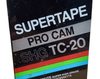 RadioShack SHG TC-20 Pro Cam Supertape verzegeld vintage collectible nostalgisch