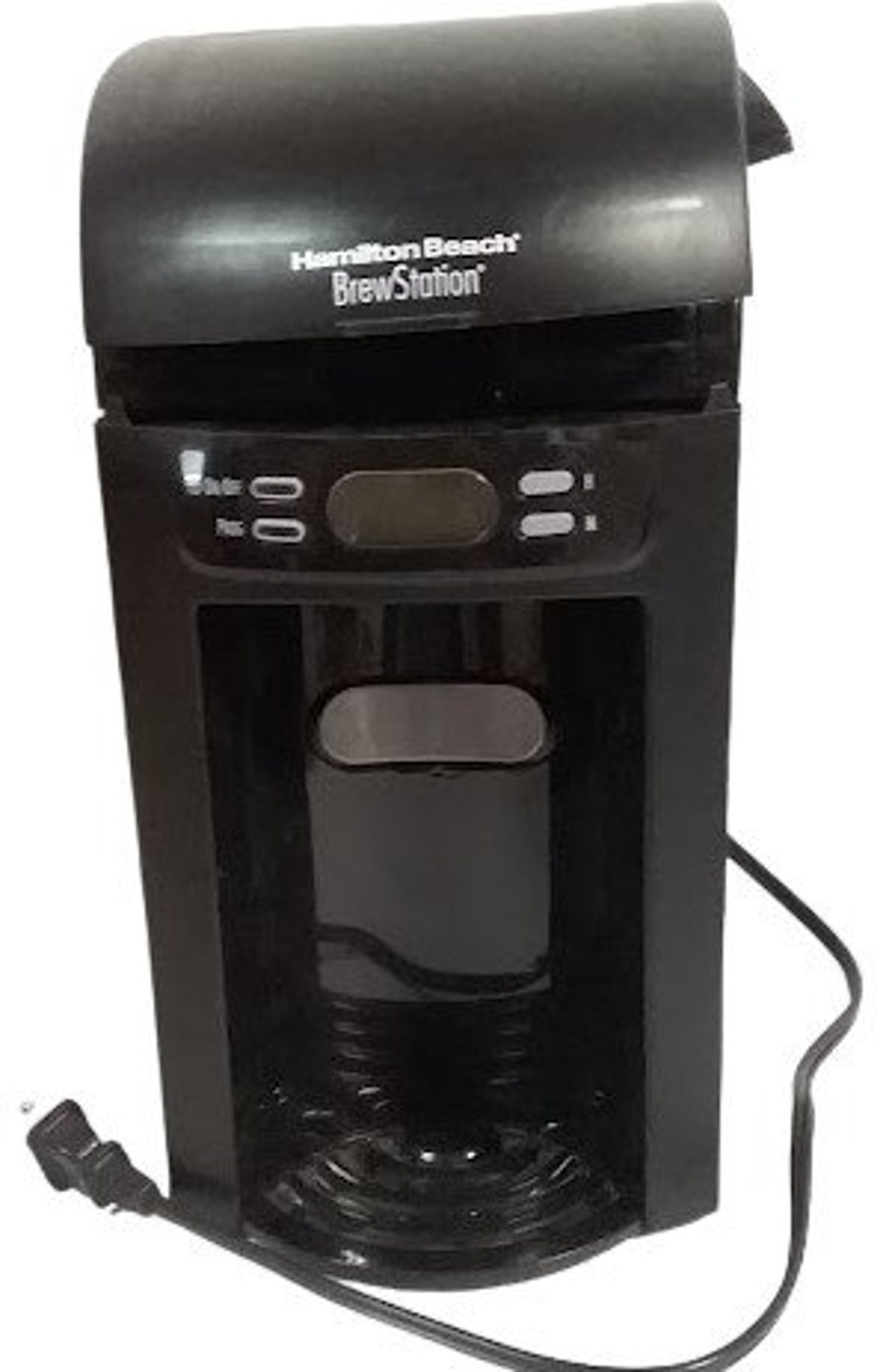 Hamilton Beach 12 Cup Programmable Coffee Maker, Glass Carafe, Black and  Silver, 49465R