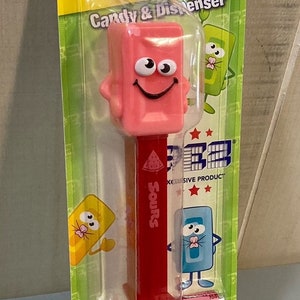 Limited Edition PEZ Sours Watermelon Mascot Candy & Dispenser