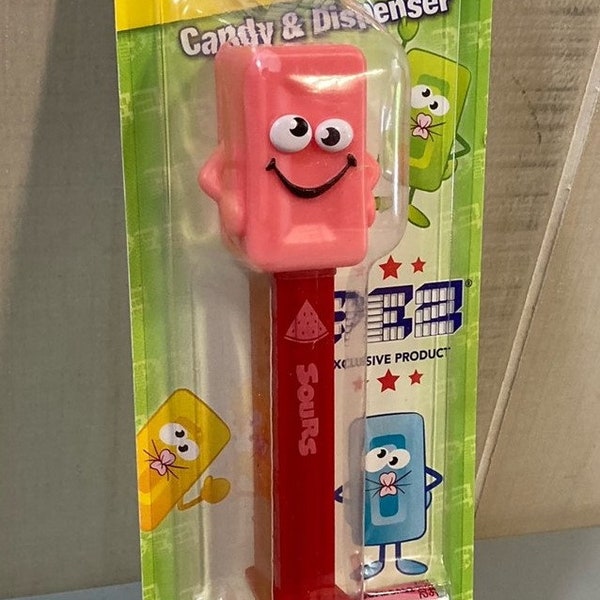 Limited Edition PEZ Sours Watermelon Mascot Candy & Dispenser