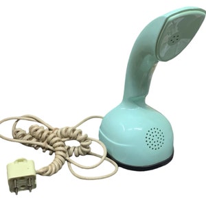 Ericofon Telephone Cobra Mint Green Seafoam Vintage Rotary MCM North Electric