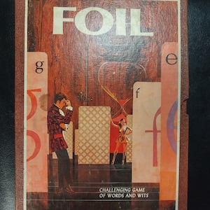 Vintage Complete Set Word Forming Board Game 1969 FOIL 3M Company Still in Box