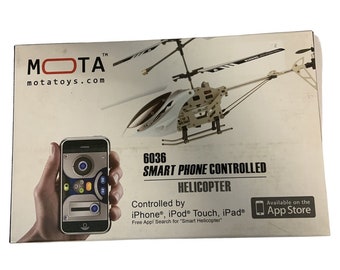 Helicopter Mota Toys 6036 Smart Phone Controlled Unopened Box Iphone Free App