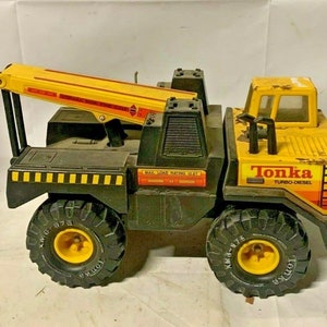 Vintage 1970&#39;S Yellow Tonka Turbo Diesel Hydraulic Truck