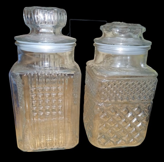 ビンテージガラス瓶2個セット ビンテージガラス瓶2個セット