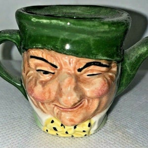 Vintage Artone Hand Painted Staffordshire Mini Toby Teapot