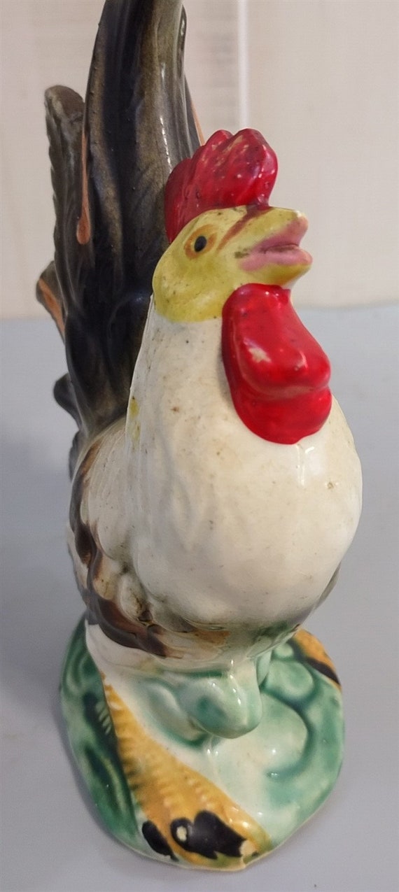 8羽の鳥　レア　トルコラグ　　ヴィンテージ Vintage Antique Ceramic Rooster Figurine Japanese Made 8