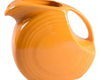 Fiesta - Butterscotch Orange Großer Scheibenkrug (eingestellt)
