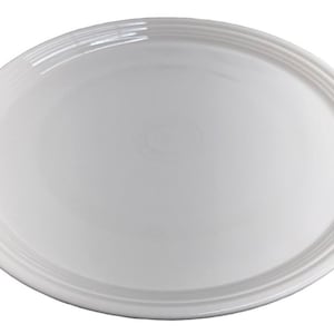 Fiesta - "Unglazed" Clear Baking Pizza Tray 15" Homer Laughlin Ceramic Plate HLC