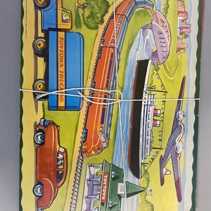 1950 set of two vintage puzzles made by SAALFIELD Publishing Co.